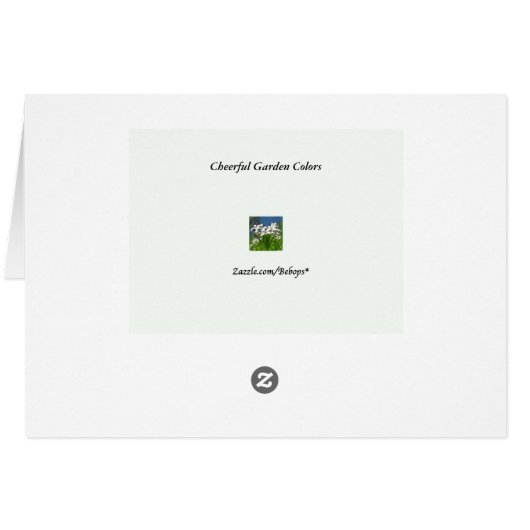 Cheerful Garden Colors (Back Horizontal)