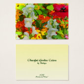Cheerful Garden Colors ATC (Front & Back)