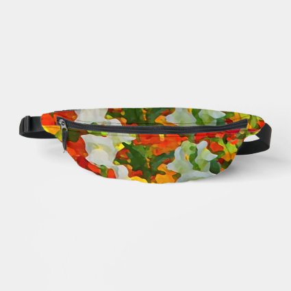 Cheerful Garden Colors Flowers Fanny Pack