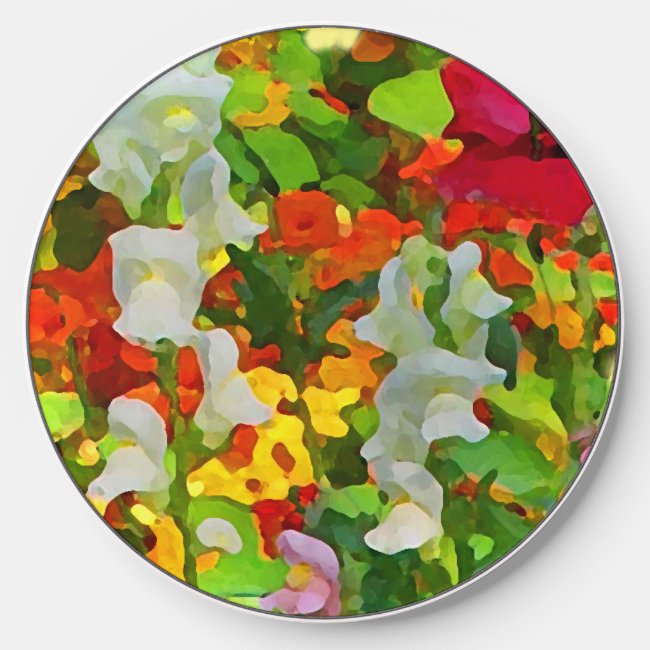 Cheerful Garden Colors Wireless Charger