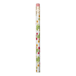 Cheerful Garden Flowers Pencil