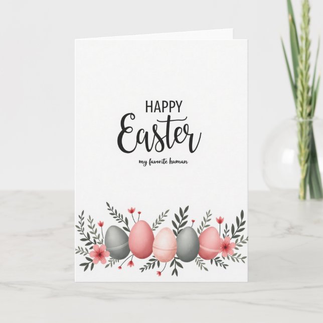 Cheerful Greetings Floral Card (Front)