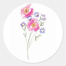 Cheerful Hand Drawn Daisies