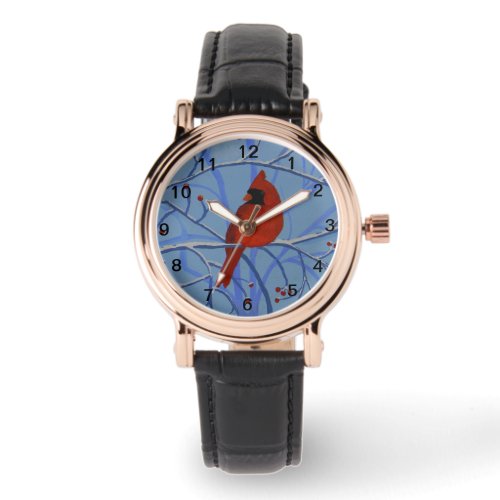 Cheerful heart Cardinal Watch