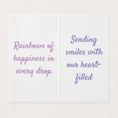Cheerful Heart Rain (Inside Unfolded)