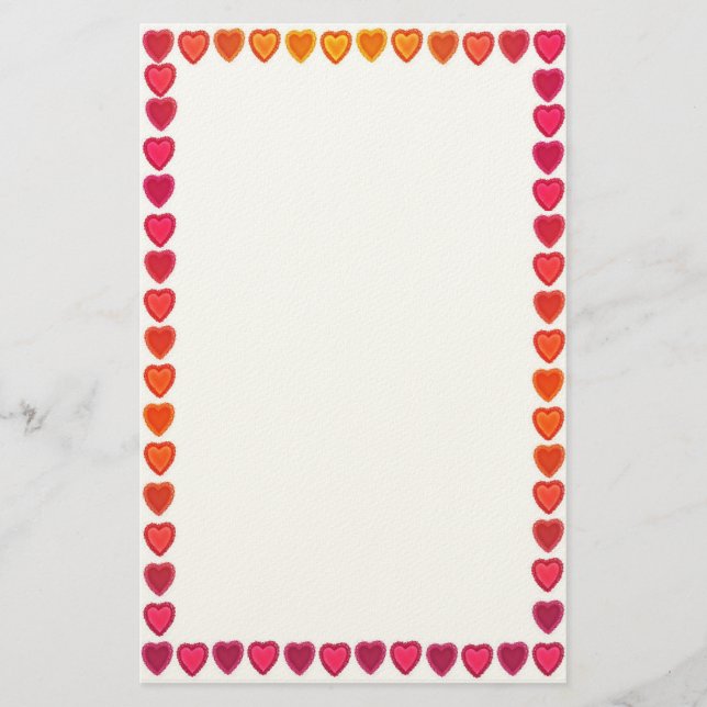 Cheerful Hearts Stationery (Front)
