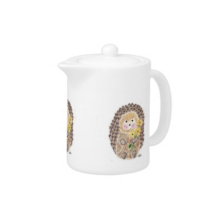Cheerful Hedgehog Teapot