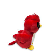 Cheerful High-Quality Red Cardinal 6" Plushie (Side)