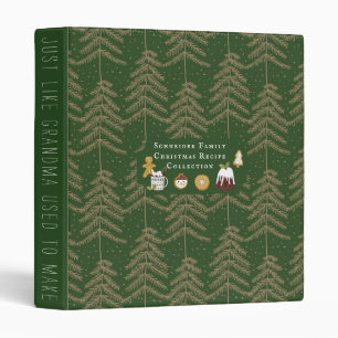 Cheerful Hygge Holiday Christmas Recipe Binder