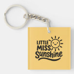 Cheerful Key - Little Miss Sunshine Keychain