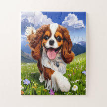 Cheerful Kid’s Puppy Jigsaw Puzzle