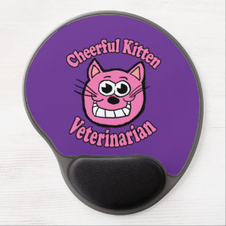 Cheerful Kitten Veterinarian Gel Mouse Pad