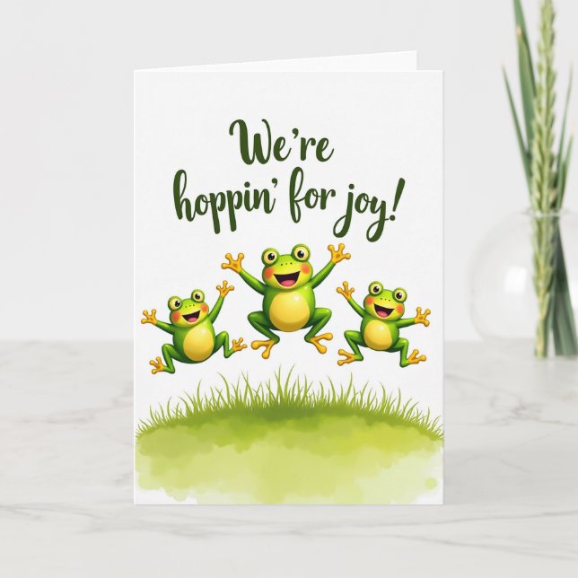 Cheerful Leap Fathers Day Card (Front)