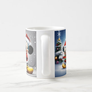 Cheerful Mickey Christmas Mug