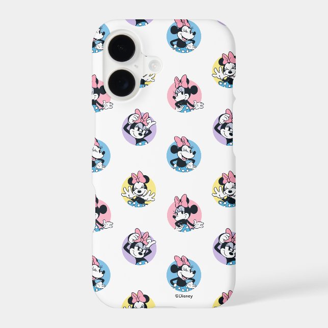 Cheerful Minnie Mouse Polka Dot Pattern Case-Mate iPhone Case (Back)