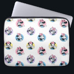 Cheerful Minnie Mouse Polka Dot Pattern Laptop Sleeve<br><div class="desc">Bright, playful, and bursting with Disney charm, this fun repeating pattern features Minnie Mouse in a variety of expressive poses, each framed by colorful polka dot circles. The lively mix of pastel hues and classic Minnie style creates a joyful, eye-catching design that feels fresh and full of personality. Perfect for...</div>