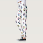 Cheerful Minnie Mouse Polka Dot Pattern Leggings<br><div class="desc">Bright, playful, and bursting with Disney charm, this fun repeating pattern features Minnie Mouse in a variety of expressive poses, each framed by colorful polka dot circles. The lively mix of pastel hues and classic Minnie style creates a joyful, eye-catching design that feels fresh and full of personality. Perfect for...</div>