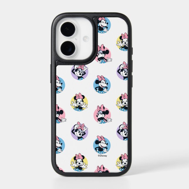 Cheerful Minnie Mouse Polka Dot Pattern Otterbox iPhone Case (Back)