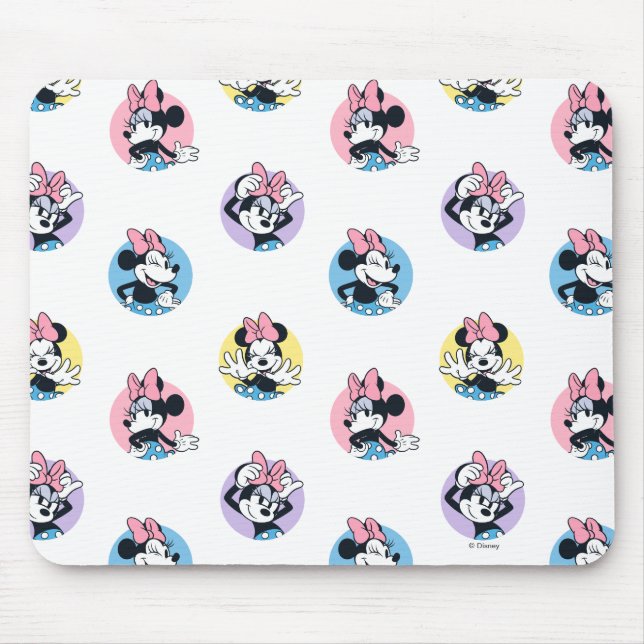 Cheerful Minnie Mouse Polka Dot Pattern Pad (Front)