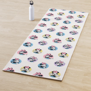 Cheerful Minnie Mouse Polka Dot Pattern Yoga Mat