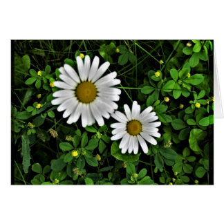 Cheerful Mother and Child Daisies Cards