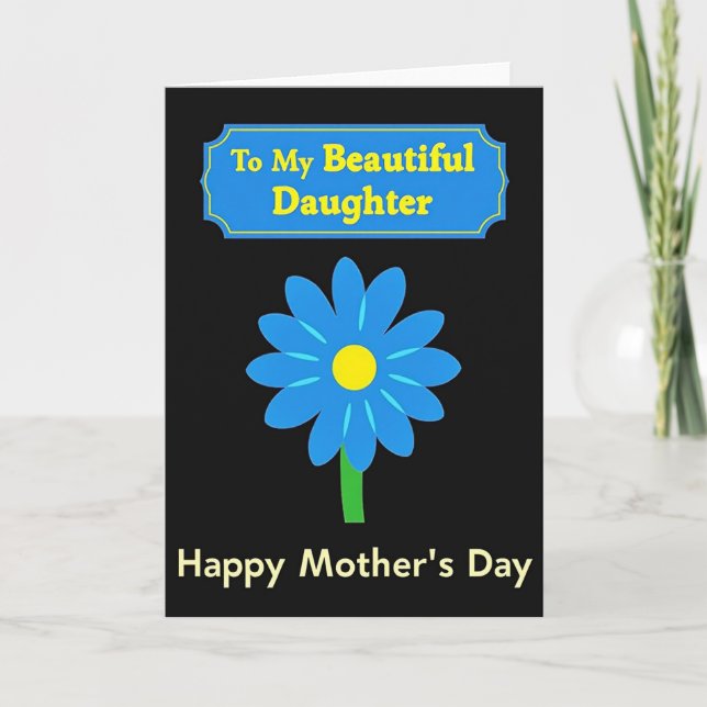 Cheerful Mothers Day Banner Card (Front)