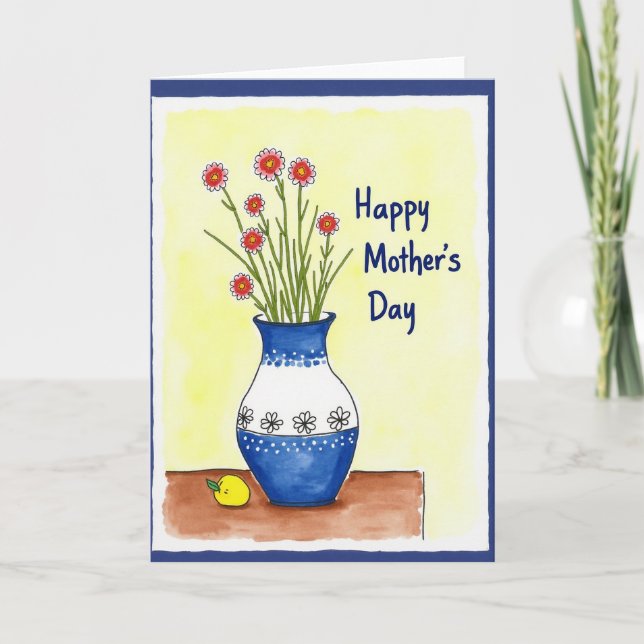 Cheerful Mothers Day Card (Front)