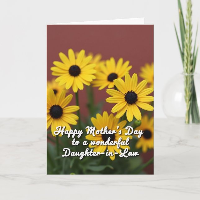 Cheerful Mothers Day Wish Card (Front)
