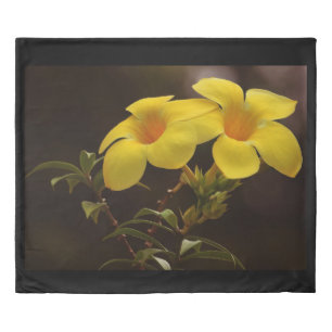 Cheerful Nature Inspired Art Trendy Blossom King  Duvet Cover