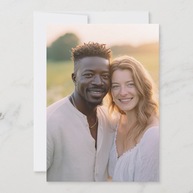 Cheerful Neutral Casual Photo Invitation (Front)