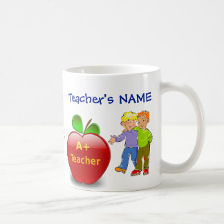 Cheerful PERSONALIZED Teacher Mugs