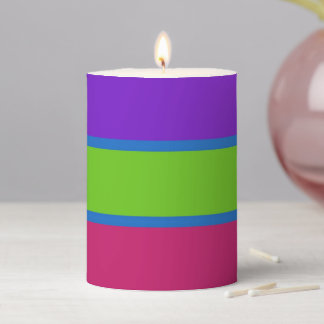 Cheerful Pillar Candle