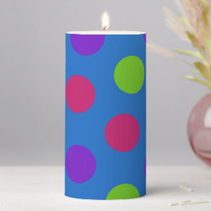 Cheerful Pillar Candle