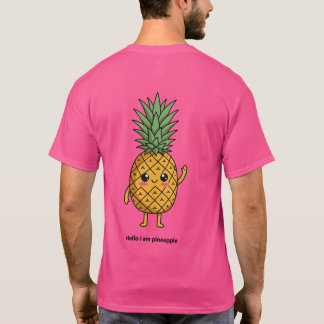 cheerful pineapple character T-Shirt