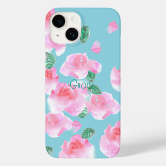 Cheerful Pink Roses iPhone Case