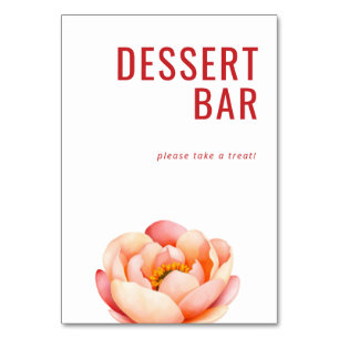 Cheerful Pink Watercolor Flower Table Number