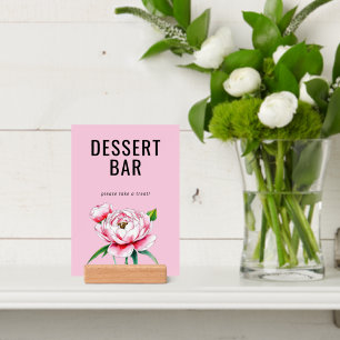Cheerful Pink Watercolor Peonies Holder