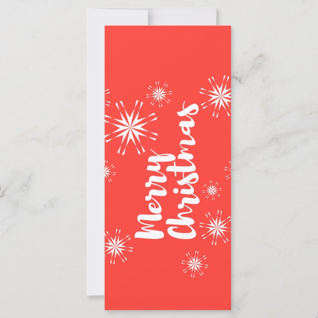 Cheerful, playful design of "Merry Christmas" (Front)