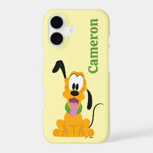 Cheerful Pluto Puppy Graphic iPhone 17 Case