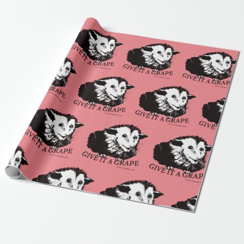 Cheerful Possum Wrapping Paper