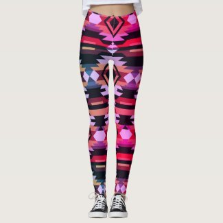 Cheerful psychedelic southwestern print