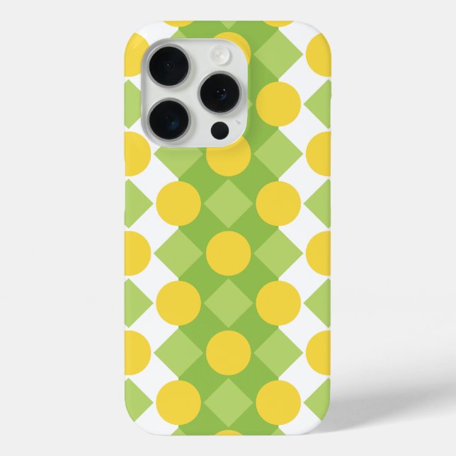 Cheerful Rows of Shapes Pattern Case-Mate iPhone Case (Back)