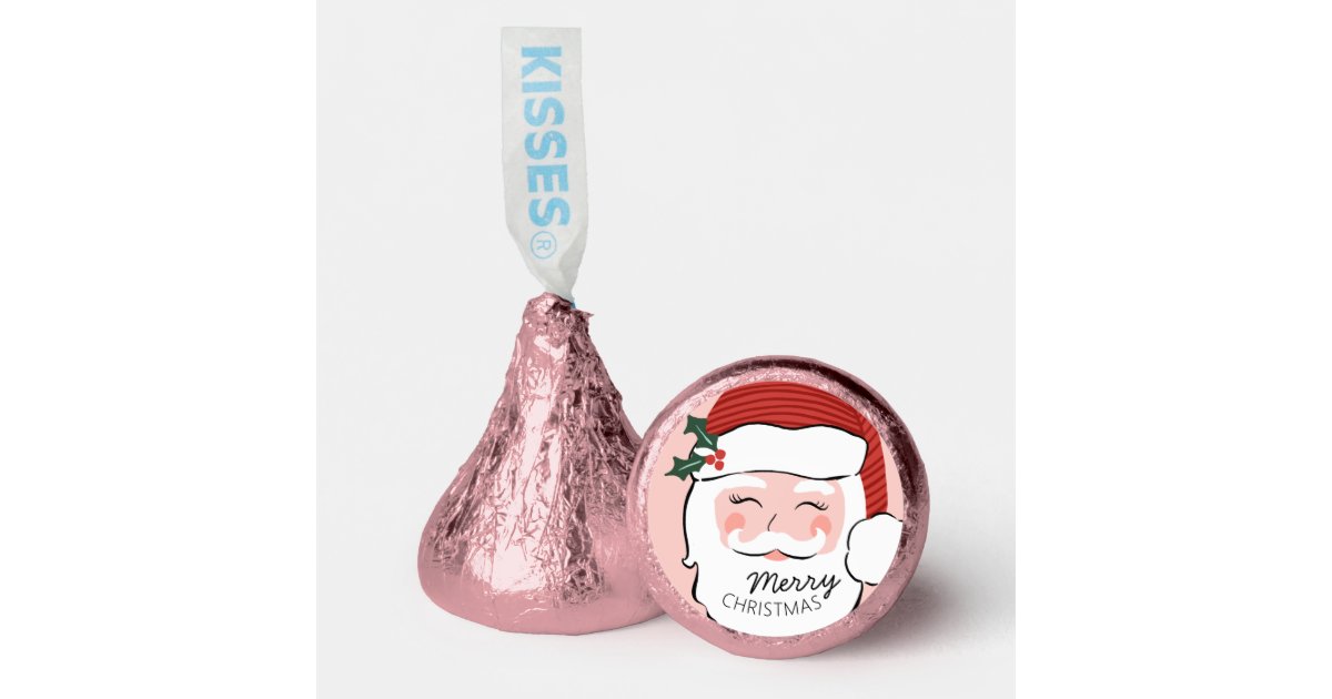 Santa Personalised Chocolate Nut Spread Label Sticker Gift Love