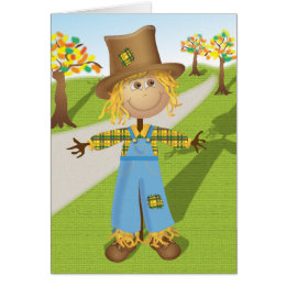 Cheerful Scarecrow Cards
