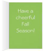 Cheerful Scarecrow Cards (Inside (Right))