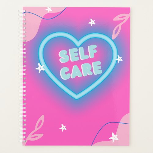 Cheerful Self Care Love Yourself  Planner