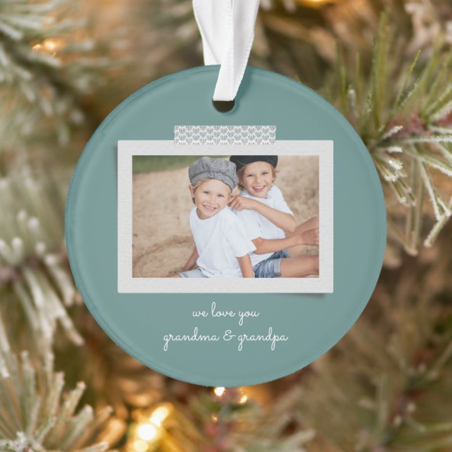 Cheerful Sentiments Snapshot Ornament (Tree)