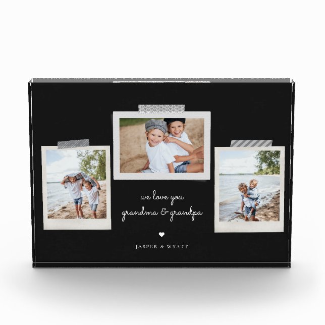 Cheerful Sentiments Snapshot Photo Block (Front)
