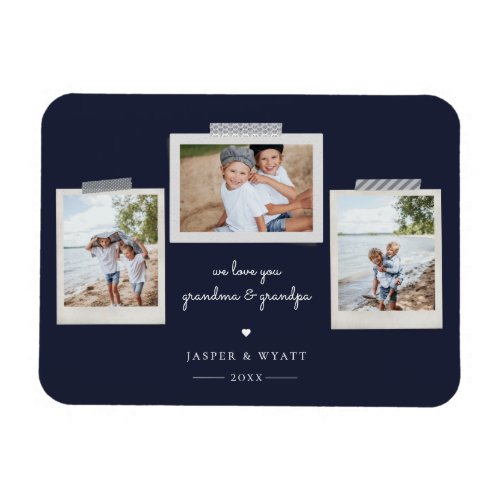 Cheerful Sentiments Snapshot Photo Magnet