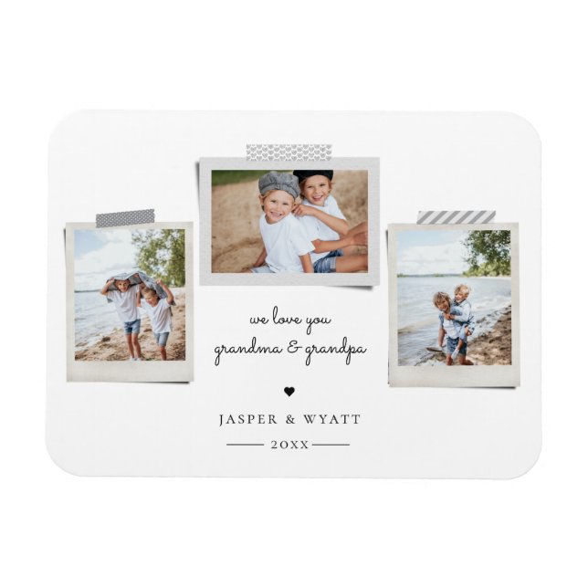 Cheerful Sentiments Snapshot Photo Magnet (Horizontal)